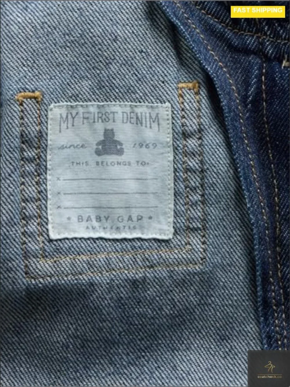 Baby Denim Hooded Jacket with Cozy Hood, Soft Cotton Blend, Machine Washable